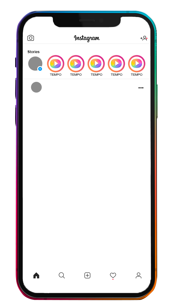 Tempo Vidéo MockUp Instagram